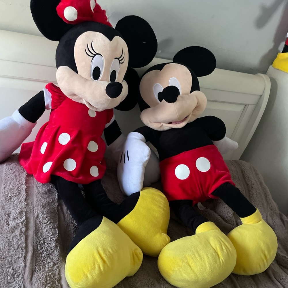 Minnie Mouse and Mickey Mouse